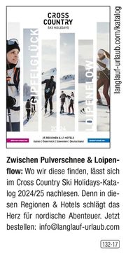 Cross Country Ski Holidays – Gipfelblick + Loipenflow