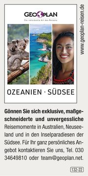 Geoplan Privatreisen – Ozeanien / Südsee