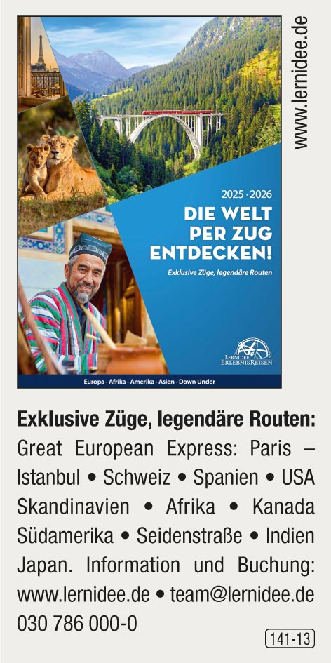 Lernidee – Die Welt per Zug entdecken!