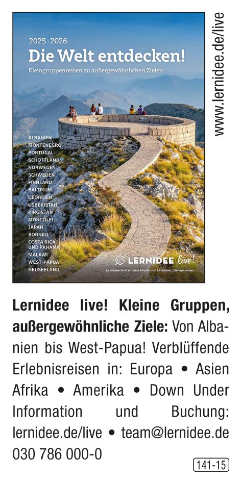 Lernidee – Die Welt aktiv entdecken!