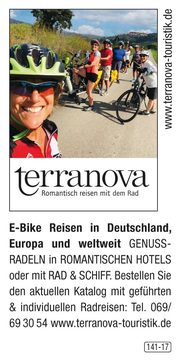 terranova – E-Bike Reisen in Deutschland, Europa und weltweit