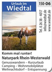 Urlaub im Wiedtal - Tief durchatmen