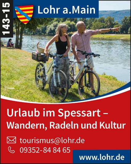 Lohr am Main – Urlaub im Spessart: Wandern, Radeln und Kultur