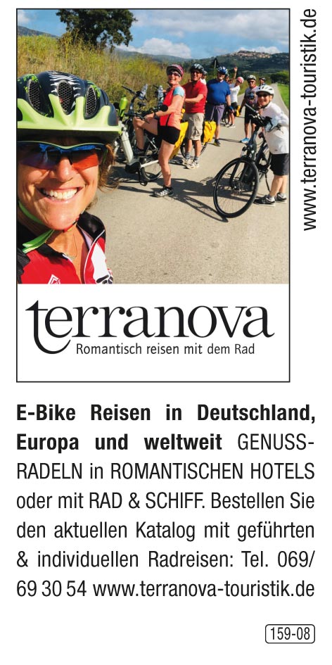 terranova – E-Bike Reisen in Deutschland, Europa und weltweit