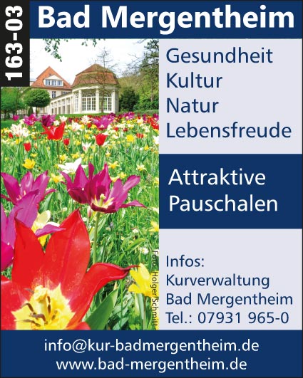 Bad Mergentheim – Attraktive Pauschalen