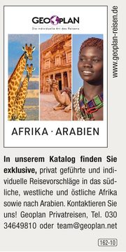 Geoplan Privatreisen nach Afrika und Arabien