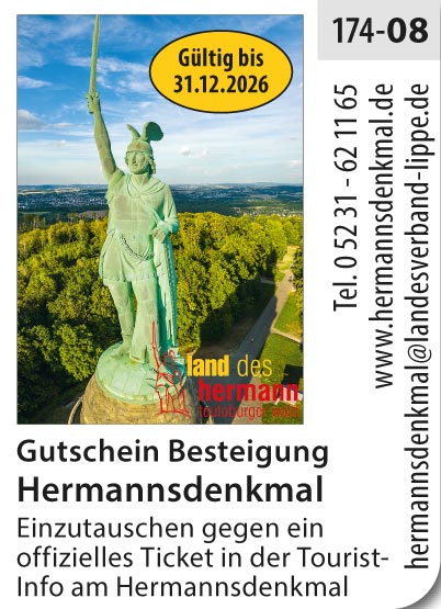 Gutschein Besteigung Hermannsdenkmal
