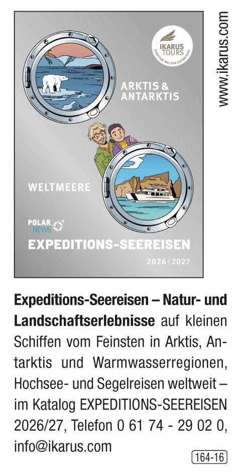 Ikarus Tours – Expeditions-Seereisen – Natur- und Landschaftserlebnisse