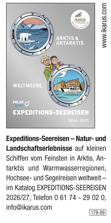 Ikarus Tours – Expeditions-Seereisen – Natur- und Landschaftserlebnisse