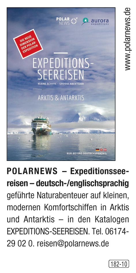 Polarnews – Expeditions-Seereisen – deutsch-/englischsprachig