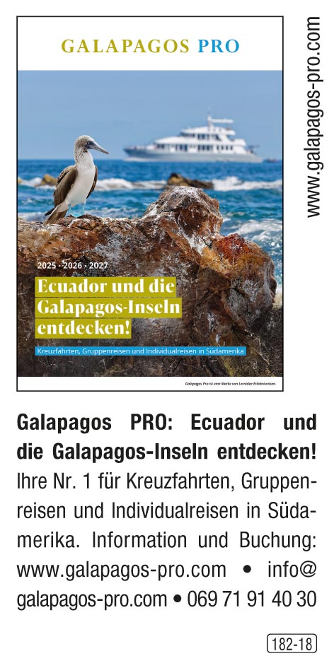 GALAPAGOS PRO – Ecuador und die Galapagos-Inseln entdecken
