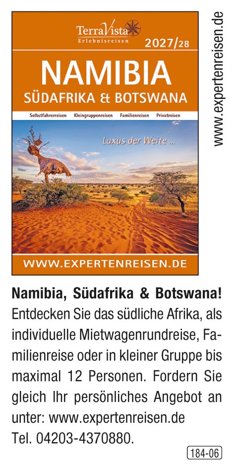 Namibia, Südafrika & Botswana