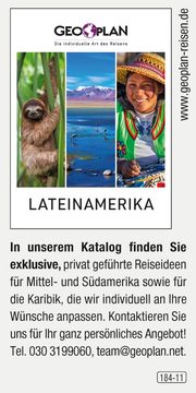 Geoplan Privatreisen  Lateinamerika