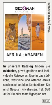 Geoplan Privatreisen nach Afrika und Arabien