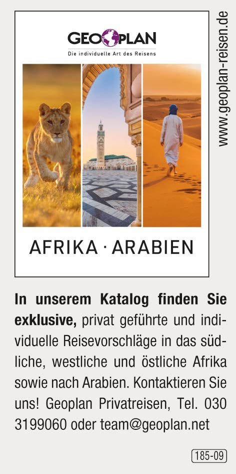 Geoplan Privatreisen nach Afrika und Arabien